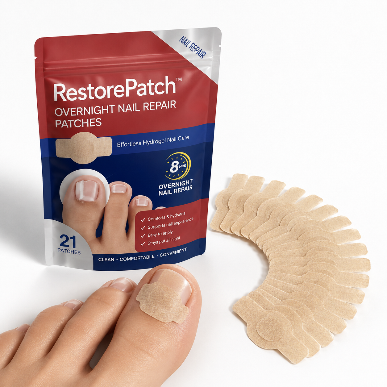 RestorePatch™ Overnight Nail Patches